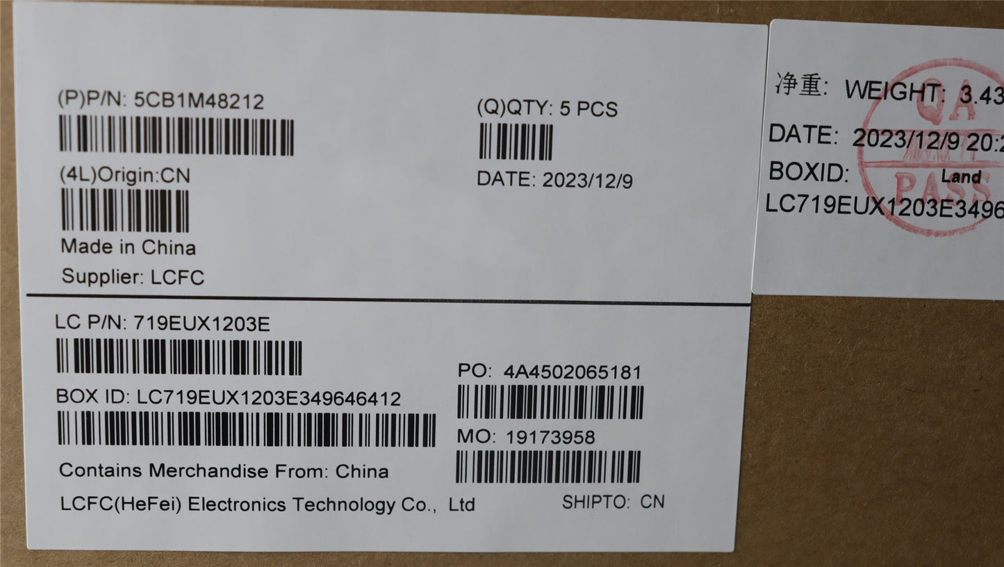 Lenovo COVER UpperCaseASM_POR L83ENFPAGBL 5CB1M48212