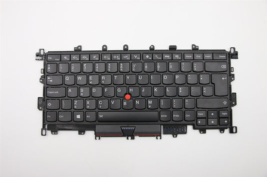 Genuine Lenovo Yoga X1 1st Gen Keyboard Dutch Black Backlit 00JT878 01AW917