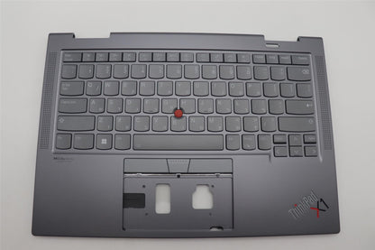 Lenovo ThinkPad X1 6th Gen Keyboard Palmrest Top Cover Hebrew 5M11C40965