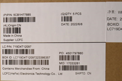 Lenovo Upper Case ASM_USA ENG L82RKFPABBL 5CB1H77885