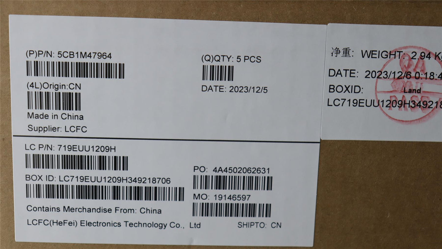Lenovo COVER Upper Case ASM_SPA L 83ELFPAB 5CB1M47964