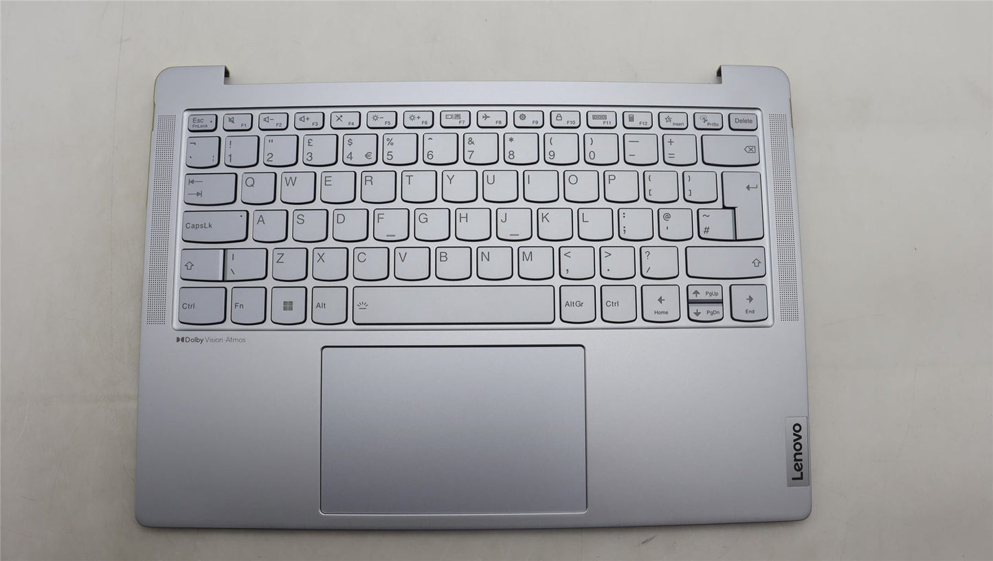 Lenovo Yoga 6 14IRH8 Palmrest Cover Touchpad Keyboard UK Mineral Grey 5CB1L88255