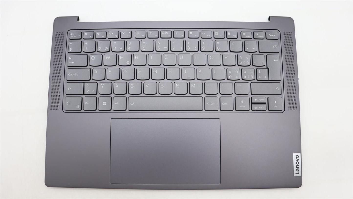 Lenovo Yoga 7 14APH8 Palmrest Cover Touchpad Keyboard Switzerland 5CB1L80315