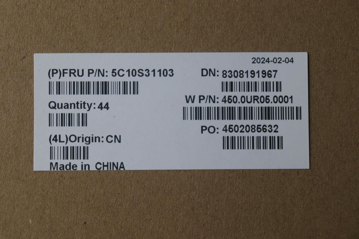 Lenovo W 21MX I/O Cable 5C10S31103