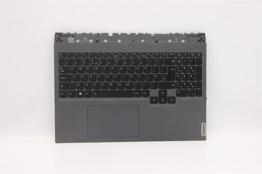 Lenovo 5 16ACH6 Palmrest Cover Touchpad Keyboard UK Slate Grey 5CB1C93165