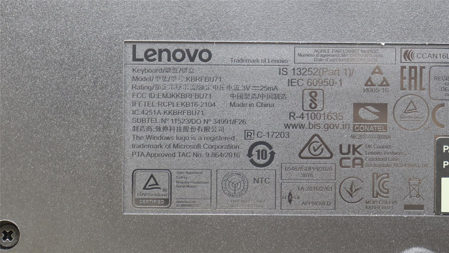 Lenovo WL KM Calliope BK SWS 5KM0U87667