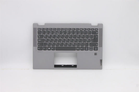 Lenovo Flex 5-14IIL05 Keyboard Palmrest Top Cover UK Grey 5CB0Y85396