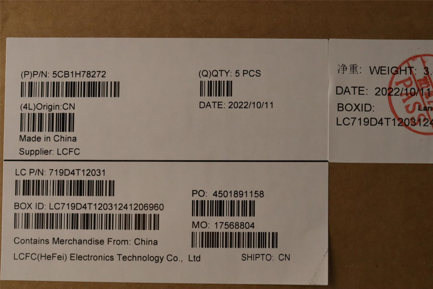 Lenovo Upper Case ASM_GER L82RK NFP AG BL 5CB1H78272