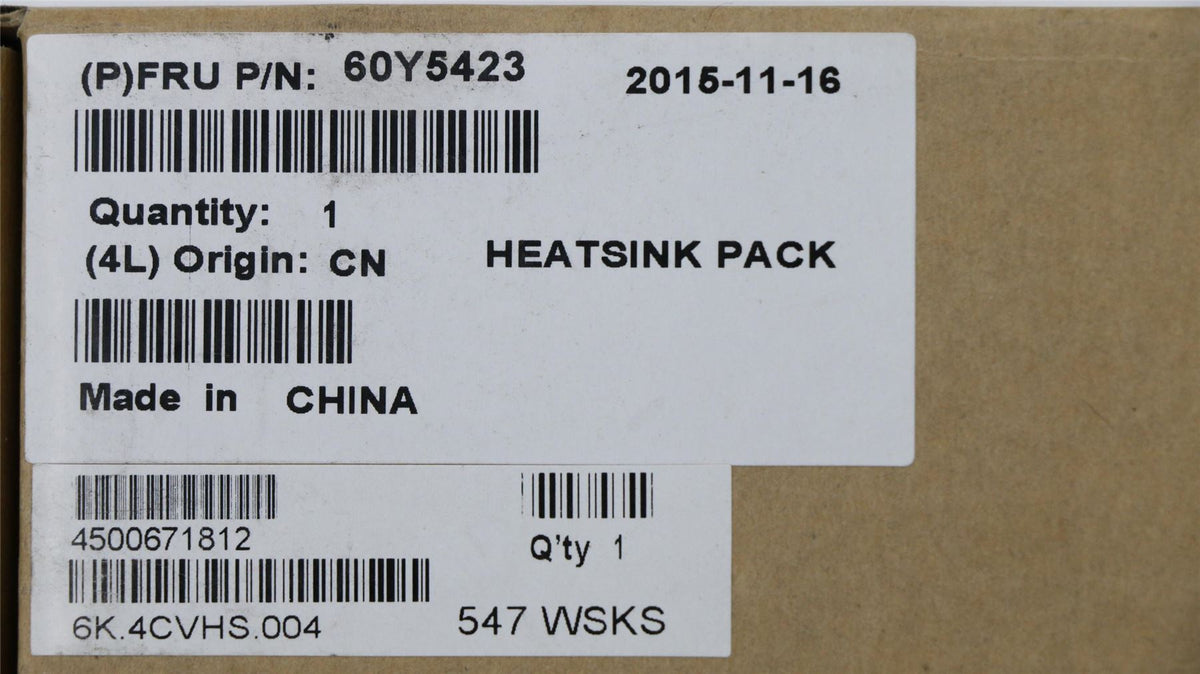Lenovo FRU LV Cooling Field Replaceable Unit Fan 60Y5423