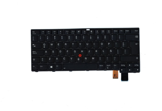 Genuine Lenovo ThinkPad T470p Keyboard Spanish Black Backlit 01EP430