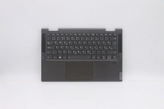 Lenovo Yoga C740-14IML Keyboard Palmrest Top Cover Slovenian Grey 5CB0U43944