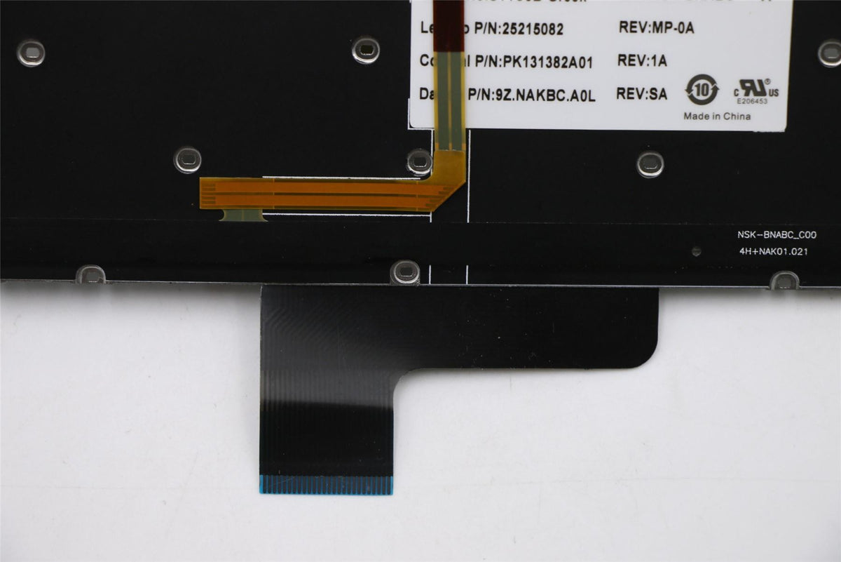 Lenovo GRE-ST1C3B-DF-BlkKeyBacklight-KBD Greek Keyboard 25215082