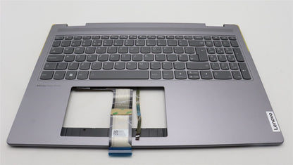 Lenovo Yoga 7 16ARP8 Palmrest Cover Keyboard UK Europe Grey 5CB1L50424