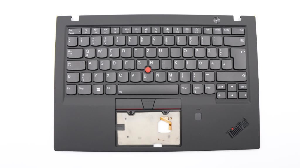 Lenovo ThinkPad X1 6th Gen Palmrest Touchpad Cover Keyboard German Black 01YR542