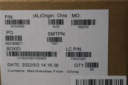 Lenovo SCREW Screw L82TK M2X3.5 OD3.6 T0.3CG 5S10S35456