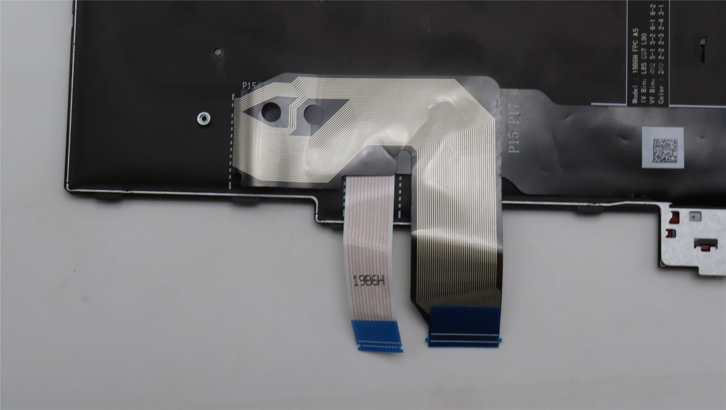 Lenovo ThinkPad T15g Gen 2 P15 Gen 2 s Keyboard Thai Black 5N21B44394