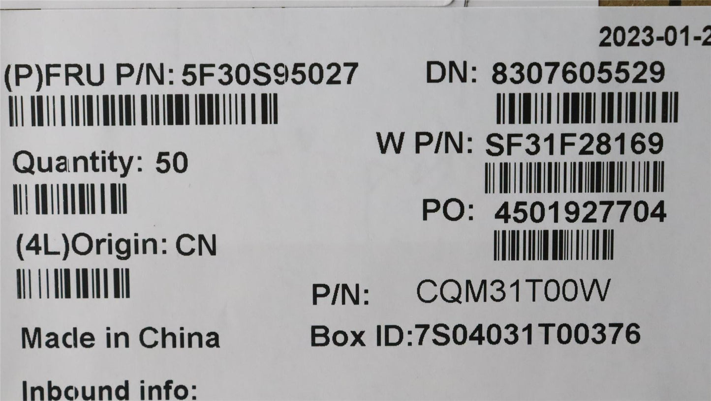 Lenovo FP BD W 82XX SB 5F30S95027