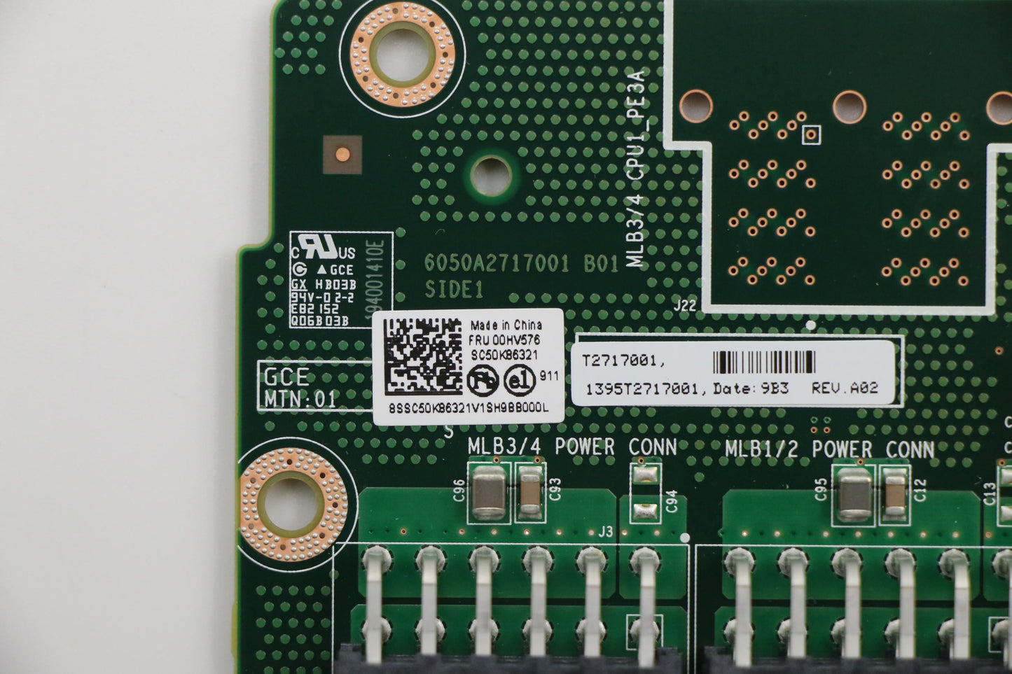 Lenovo MID PLANE,1520,SAS/SATA SATA SAS Board 00HV576