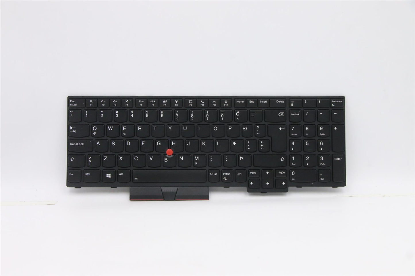 Lenovo ThinkPad P15s 1 P15s 2 T15 2 T15 Keyboard Icelandic Black 5N20V78922