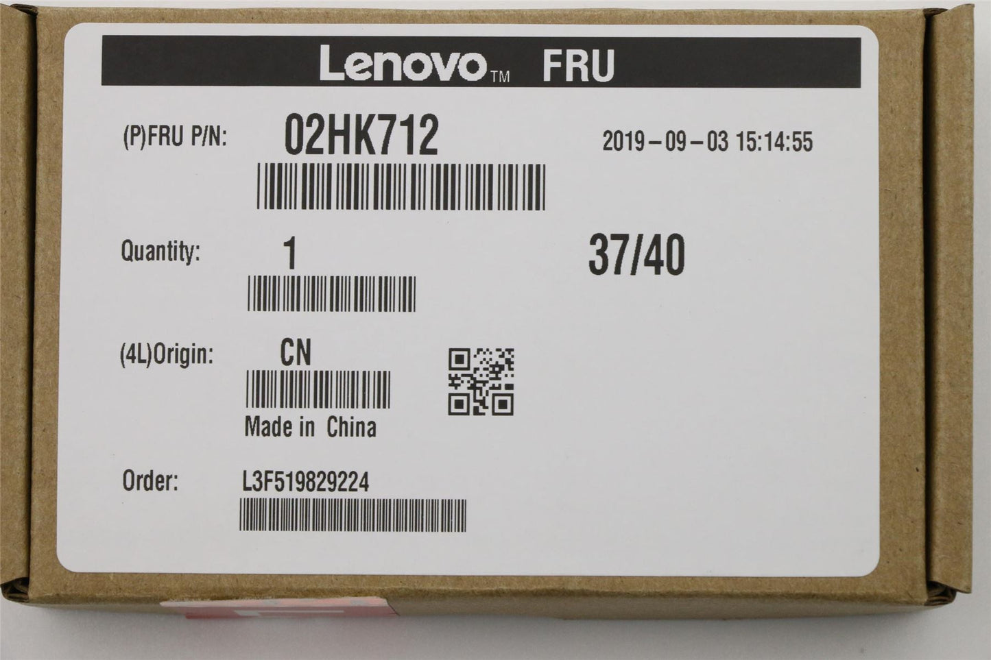Lenovo Wireless,CMB,FBC,L850-GL CN 02HK712