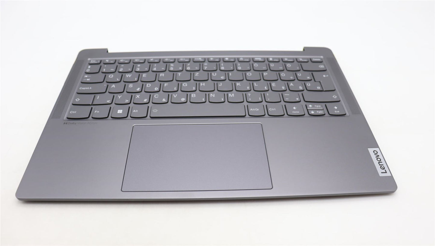Lenovo Yoga 6 14IAP8 Palmrest Cover Touchpad Keyboard Hungarian 5CB1K02697