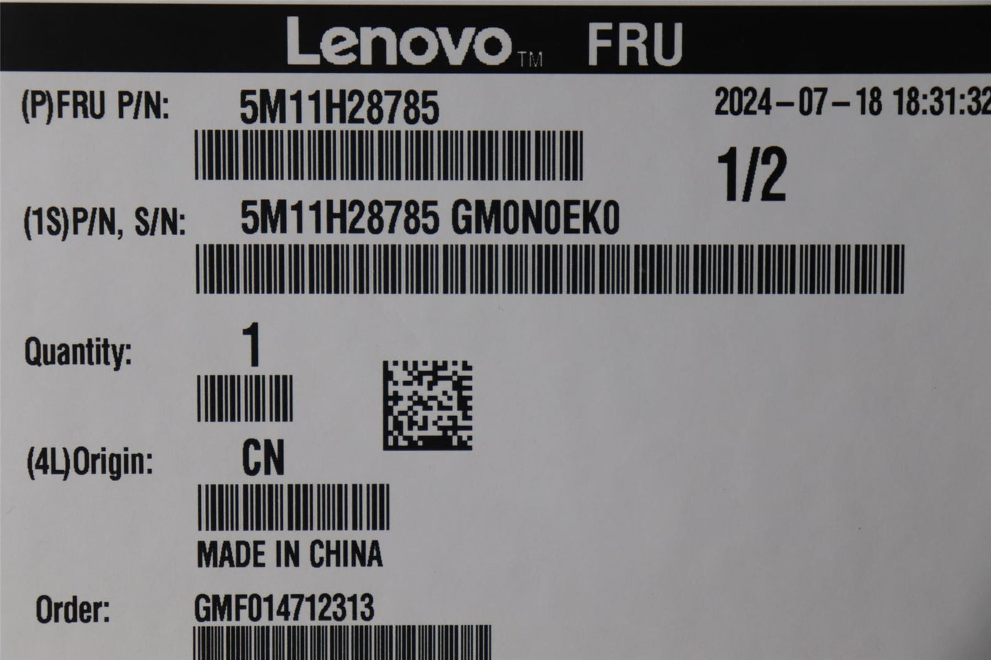 Lenovo MECH_ASM ASSY-DAM-BOARD-WIND 5M11H28785