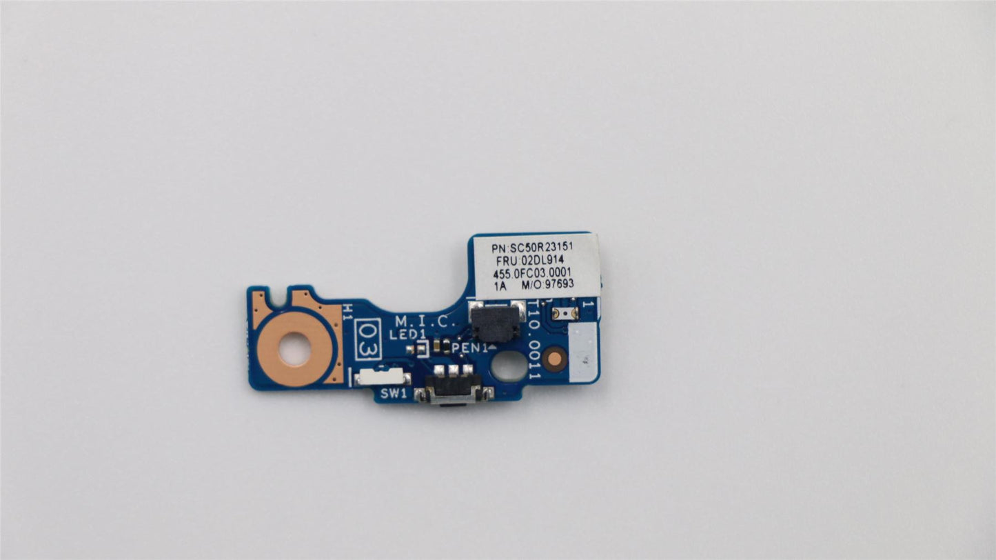 Lenovo ThinkPad L390 Power Button Board 02DL914