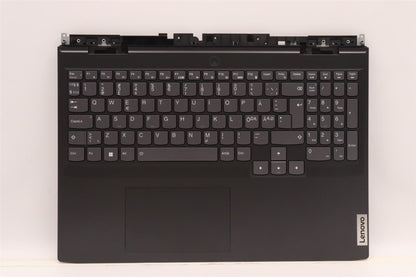 Lenovo IdeaPad 3 16IAH7 Palmrest Cover Touchpad Keyboard Nordic Black 5CB1J09594