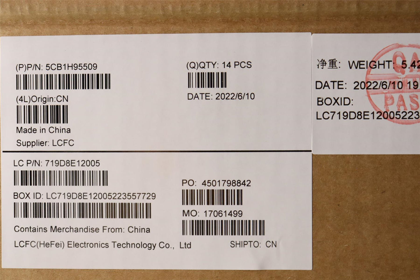 Lenovo Lower Case L 82SF PC SG DIS 5CB1H95509