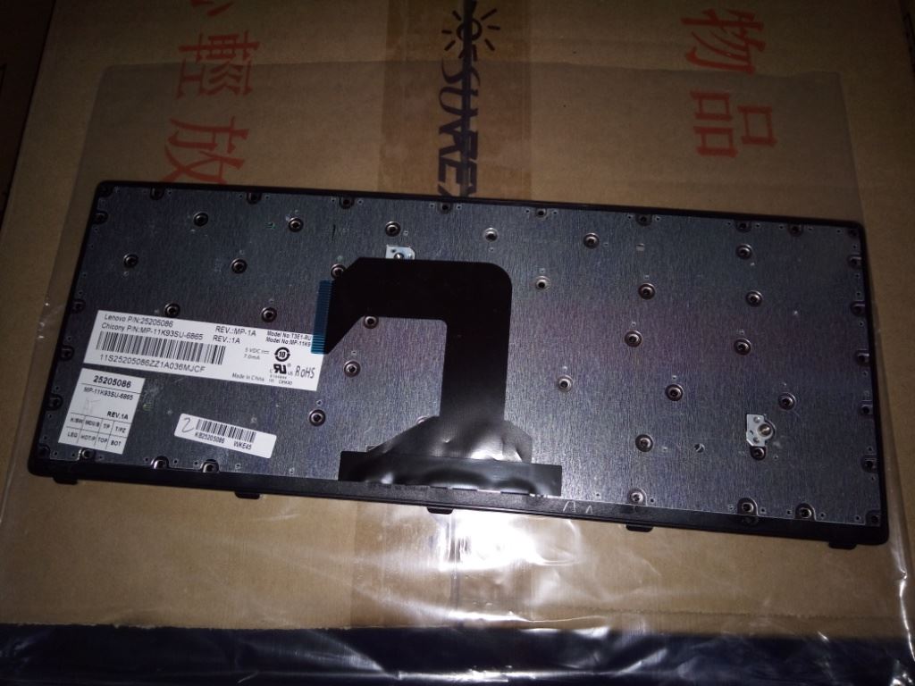 Lenovo CCYT3E1Rus84keyBLKKeyBlackF KBD Keyboard 25205086
