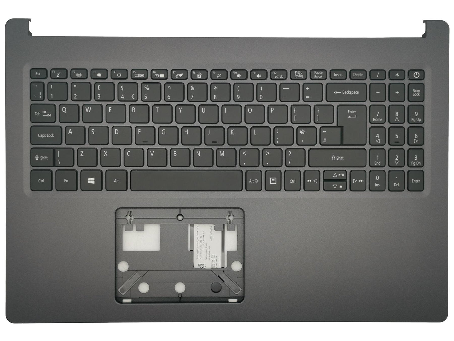 Acer Aspire A515-44 A515-45 A515-45G Palmrest Cover Keyboard UK 6B.HWBN7.031