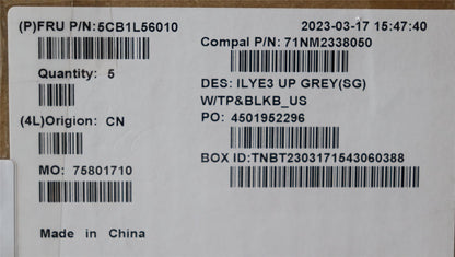 Lenovo Legion 5 16APH8 5 16IRH8 Palmrest Cover Touchpad Keyboard US 5CB1L56010