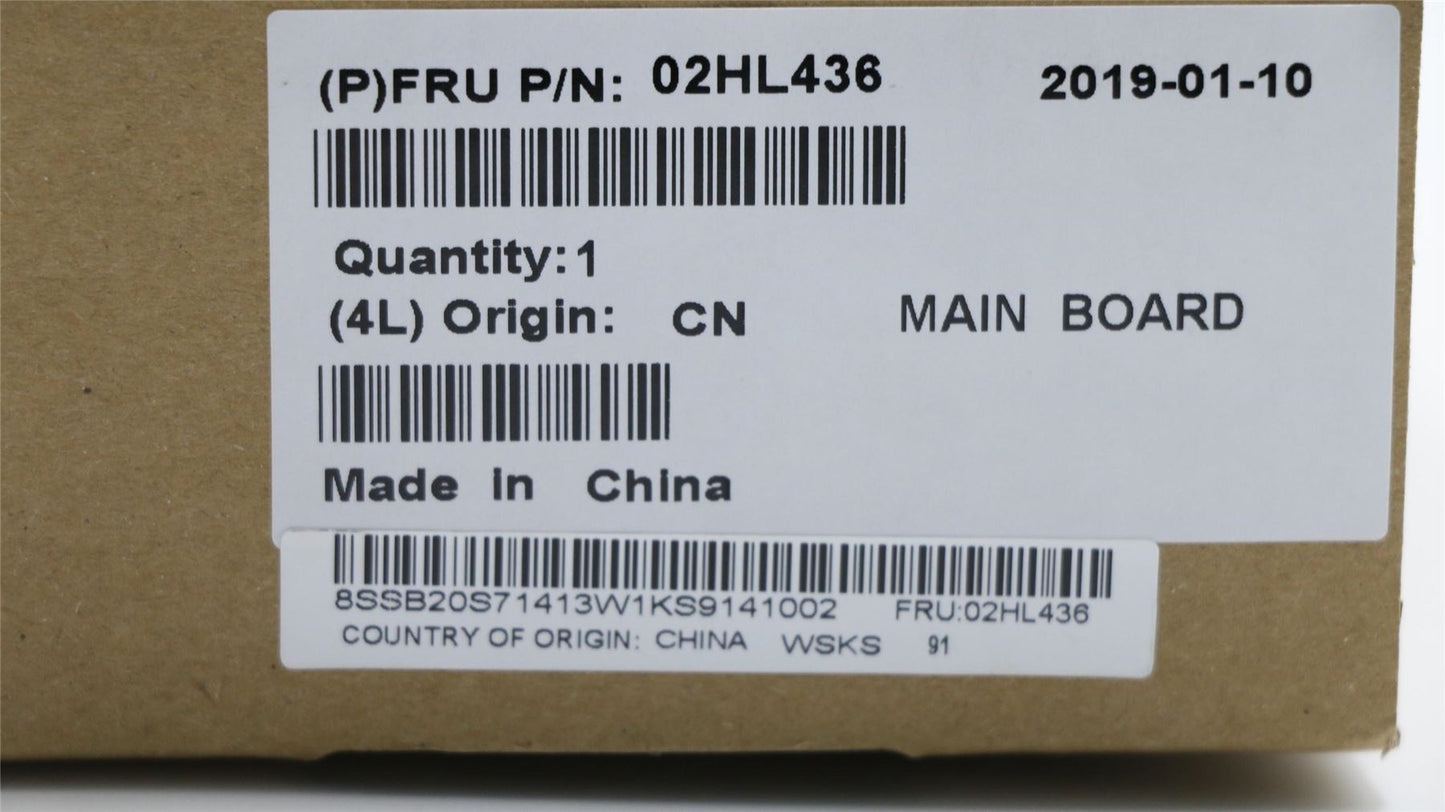 Lenovo 02HL436 BDPLANAR i7-7500,N16,WIN,TPM2=Y,AMT=N