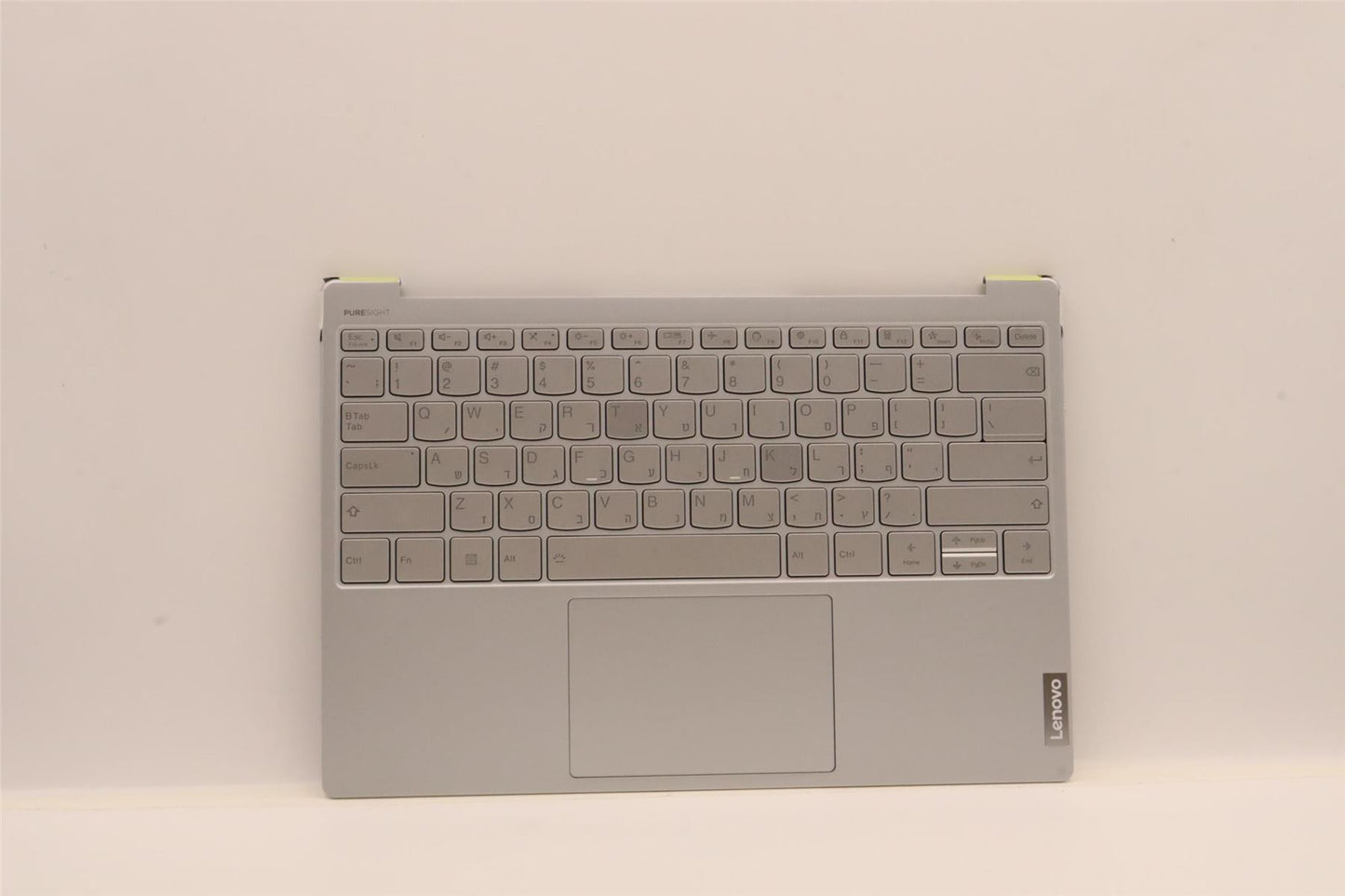 Lenovo Yoga 7 13IAP7 Palmrest Cover Touchpad Keyboard Hebrew Backlit 5CB1J31328