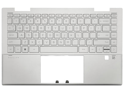 HP Pavilion 14-DY Palmrest Touchpad Cover Keyboard US International M76691-B31