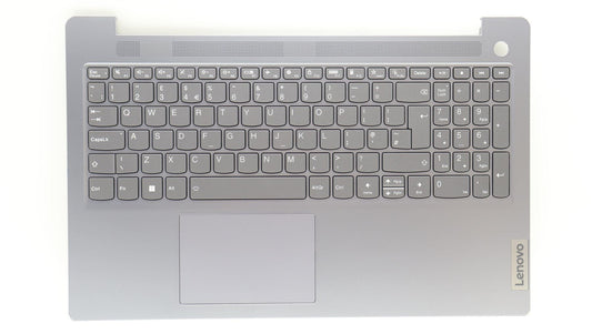 Lenovo IdeaPad 3 15AMN8 Palmrest Cover Touchpad Keyboard UK Backlit 5CB1L28211