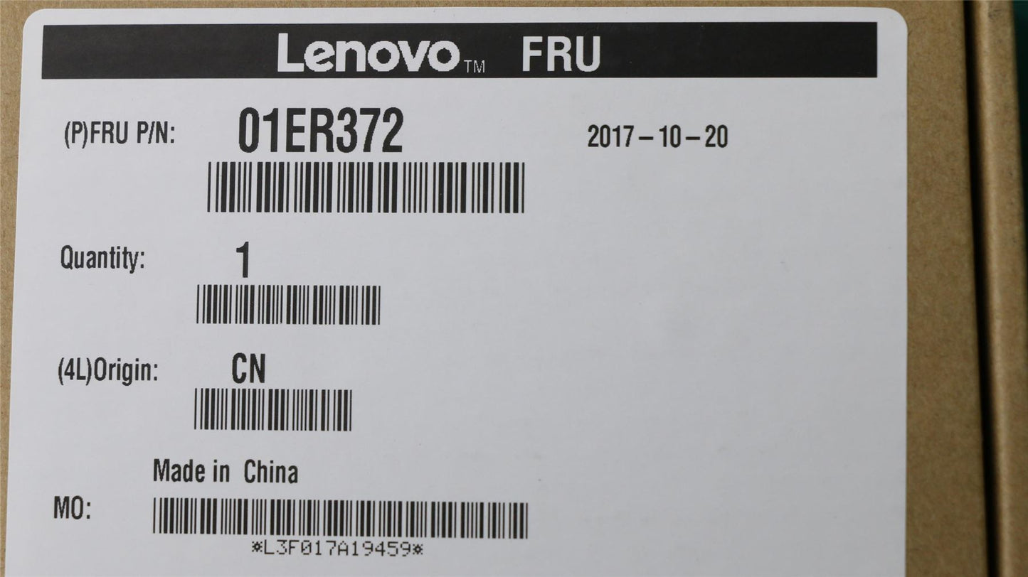 Lenovo 01ER372 LABEL FRU Geo label kit,Black,TH2