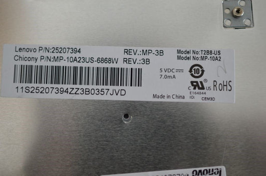 Lenovo CCYT2G8US84BlkKeyMtlgryFKBD win8) Keyboard 25207394