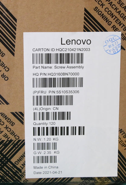 Lenovo IdeaPad 3 14M836 Screw Screws Set Kit 5S10S35306