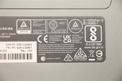 Lenovo Split KBD-Dutch 5D51C33847