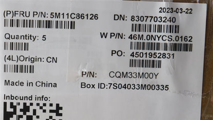 Lenovo MECH_ASM FRASMKB HUN CcCpWFCBKNWWNWL Ch 5M11C86124