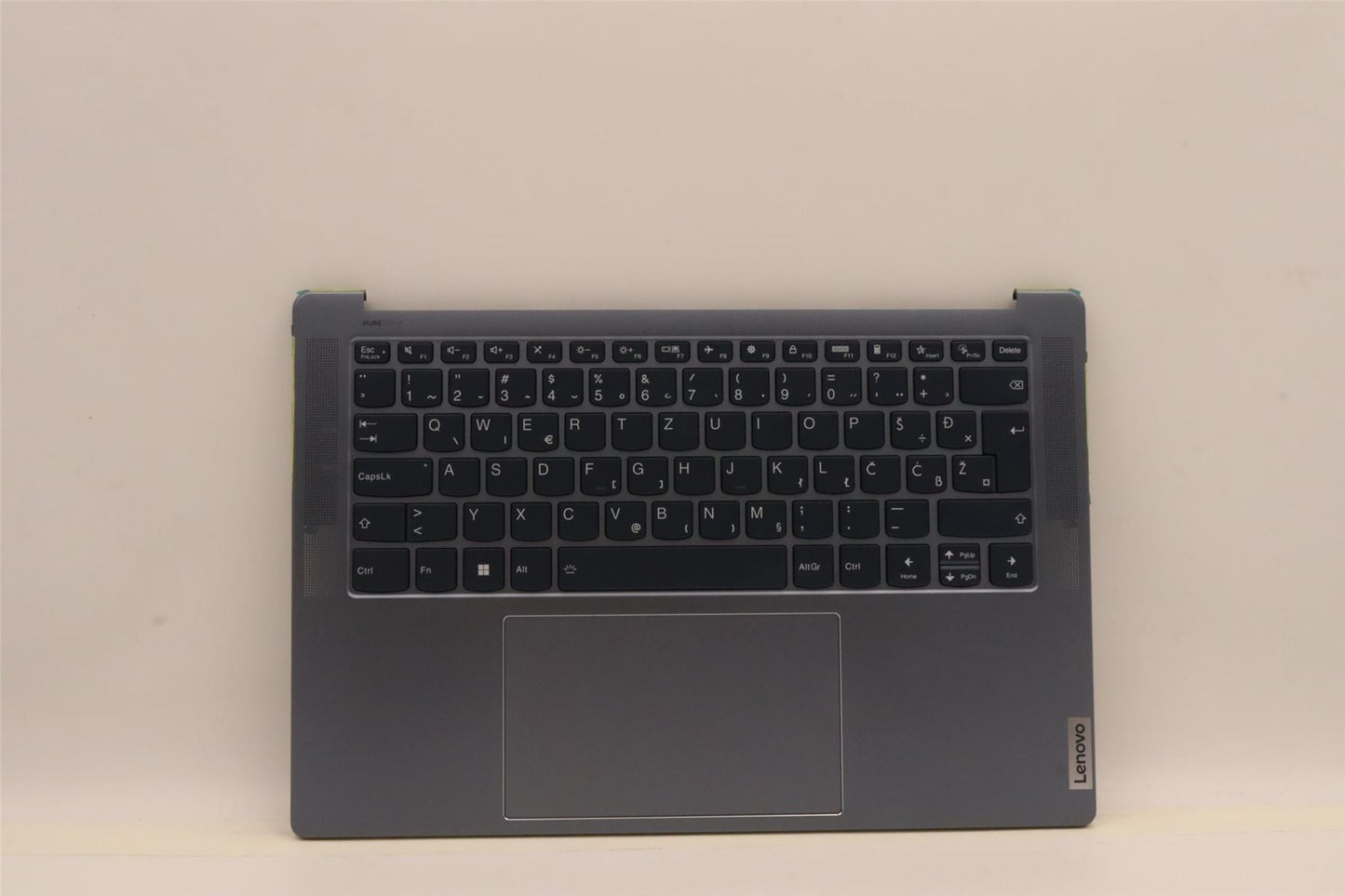 Lenovo Yoga 7 14IAH7 Palmrest Cover Touchpad Keyboard Slovenian 5CB1J23823