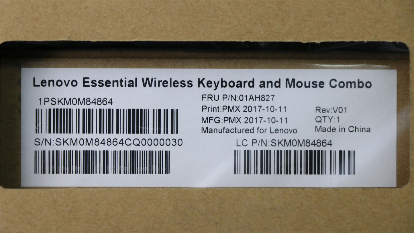Lenovo ThinkStation P320 P330 Wireless Keyboard Belgian French Black 01AH827