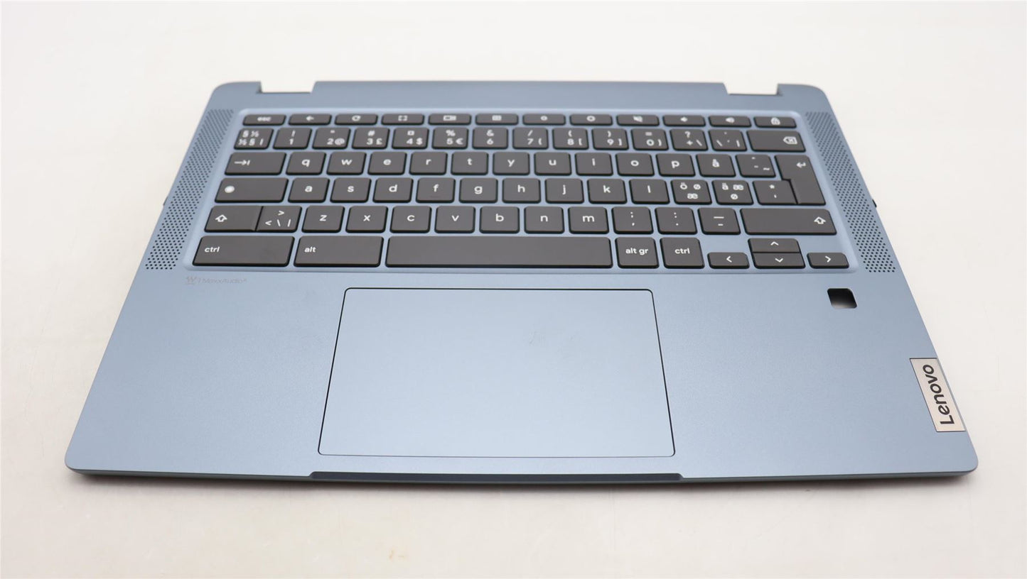 Lenovo Flex IP 5 14IAU7 Palmrest Cover Touchpad Keyboard Nordic Grey 5CB1J35510