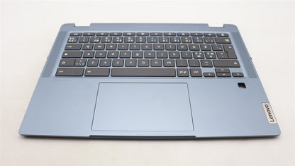 Lenovo Flex IP 5 14IAU7 Palmrest Cover Touchpad Keyboard Nordic Grey 5CB1J35510