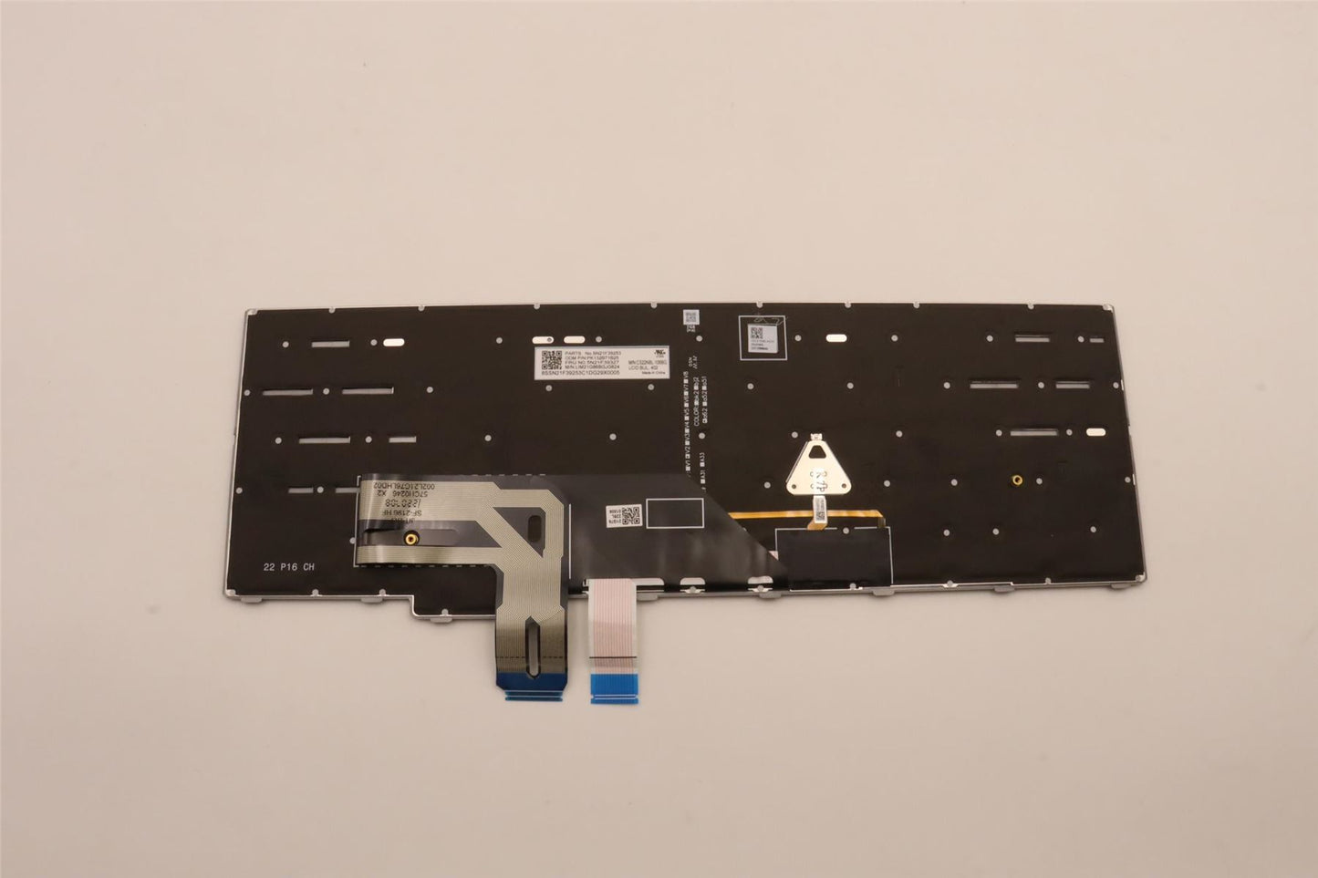 Lenovo ThinkPad P16 Gen 2 P16 Gen 1 Keyboard Bulgarian Grey Backlit 5N21F39364