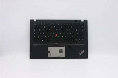 Lenovo ThinkPad T14s Keyboard Palmrest Top Cover German Black Backlit 5M10Z41386