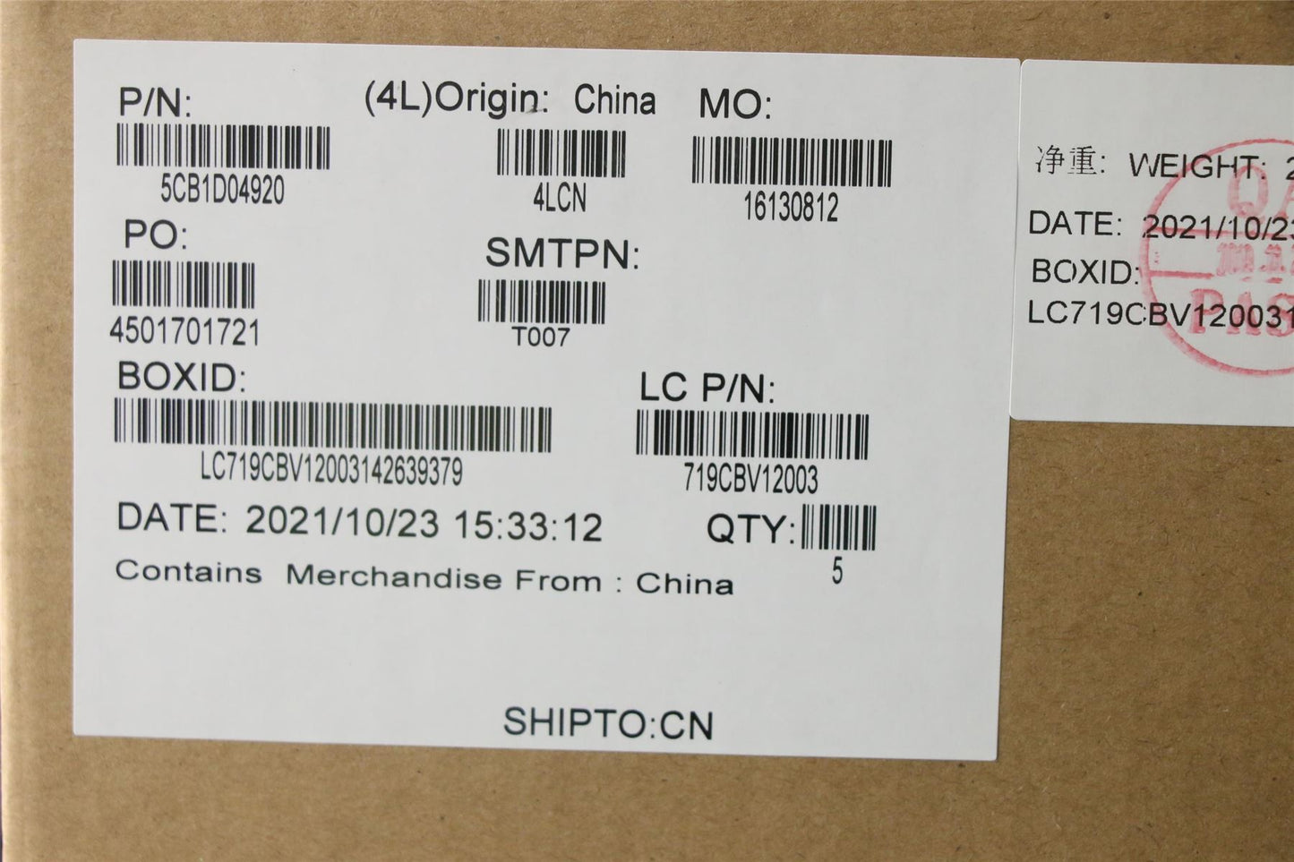 Lenovo Upper Case ASM_NORDIC L82M7 NFP IG 5CB1D04920