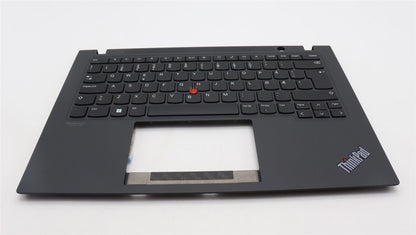 Lenovo ThinkPad T14s 2 Keyboard Palmrest Top Cover Norwegian Black 5M11A37120