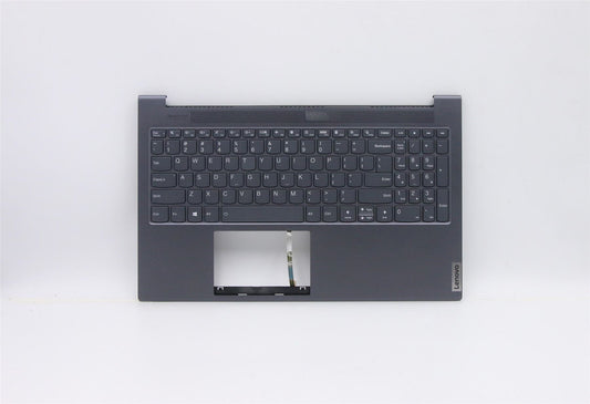 Lenovo Yoga 7-15IMH05 Keyboard Palmrest Top Cover US Grey Backlit 5CB0Z28179